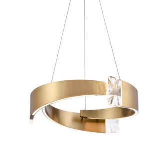 Arcus LED Chandelier in Aged Brass (360|CD11605LED325AGB)