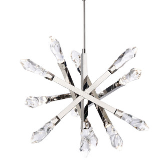 Angelus LED Chandelier in Polished Nickel (360|CD11417LED13PN)