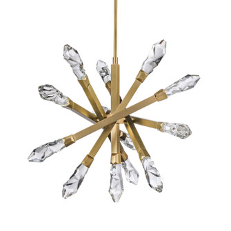Angelus LED Chandelier in Aged Brass (360|CD11416LED13AGB)