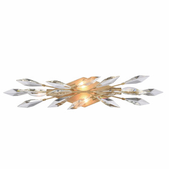 Crystal Fusion Four Light Vanity in Peruvian Gold (581|854264)