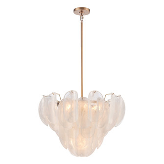 Chateau Seven Light Pendant in Satin Brass (581|854107)