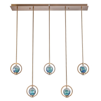 Utopia LED Pendant in Lacquered Gold (581|854045)