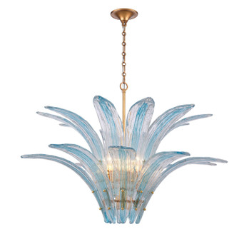 Fiore Ten Light Pendant in Antique Gold Leaf (581|8539010)