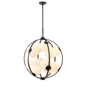 Concentro 12 Light Pendant in Dark Bronze (581|8527012)