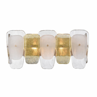 Strata Two Light Vanity in Lacquered Gold (581|852052)