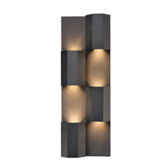 Skyline LED Outdoor Wall Sconce in Charcoal Black (581|65060)