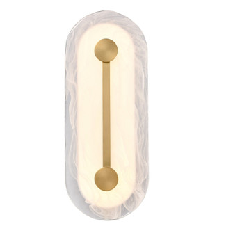 Zubris LED Outdoor Wall Sconce in Gold (581|65051)