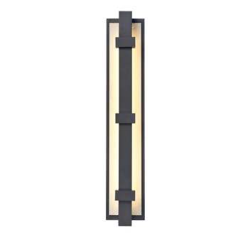 Crossroads LED Outdoor Wall Sconce in Charcoal Black (581|65001)
