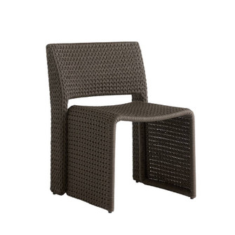 Veneto Outdoor Dining Chair in Charcoal Brown (314|FRS32)