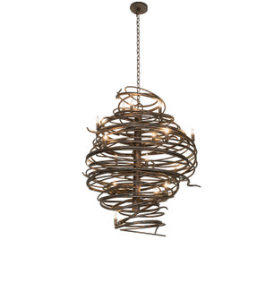 Cyclone 18 Light Chandelier in Light Tobacco (57|289953)