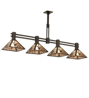 Whispering Pines Four Light Island Pendant in Timeless Bronze (57|288969)