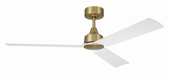 Charming 52'' 3-Blade Indoor Ceiling Fan 52'' Ceiling Fan in Satin Brass (46|CHM52SB3)