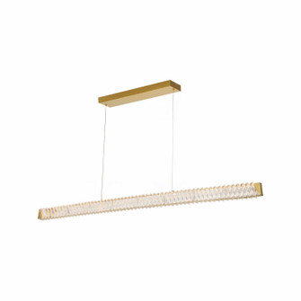 Golden Ratio LED Pendant in Satin Gold (137|578N59SG)