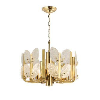 Brass Tax Six Light Chandelier in Satin Brass (137|577C06SB)
