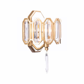 Drama Club One Light Wall Sconce in Brass Kisser (137|572W01BK)