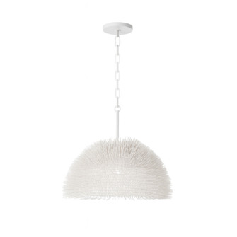 Urchin One Light Pendant in White (137|569P01WH)