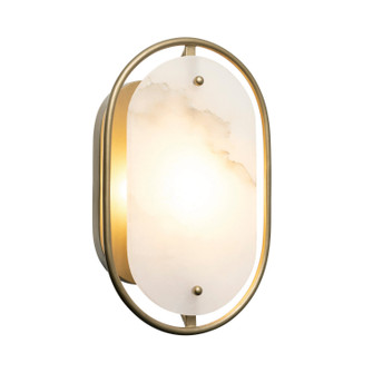 Panelist One Light Wall Sconce in Brass Kisser (137|556W01BK)