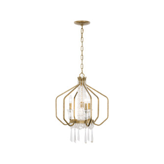 Barcelona Four Light Pendant in Brass Kisser (137|270P04BK)