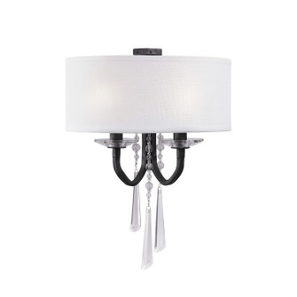 Barcelona Two Light Wall Sconce in Black (137|270K02OX)