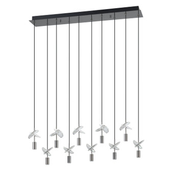 Comareira LED Pendant in Black Chrome (217|390494A)