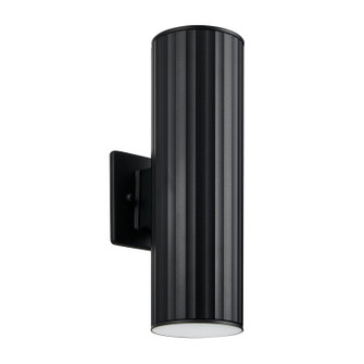 Portillo Two Light Exterior Wall Sconce in Black (217|207118A)