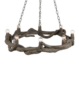 Dunmore Eight Light Chandelier in Charbon de Bois (142|90001336)