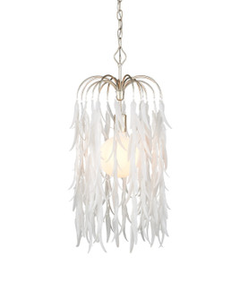 Glen Arbor One Light Pendant in White/Contemporary Silver Leaf/Contemporary Silver (142|90001334)