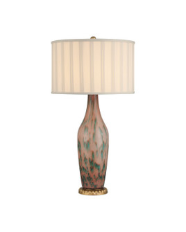 Brielle One Light Table Lamp in Pale Pink/Green/Brown/Gold Leaf (142|60001068)