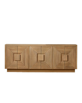Morombe Credenza in Washed Oak (142|30000336)