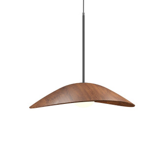 Oyster One Light Pendant in Imbuia (486|154706)