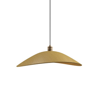 Oyster One Light Pendant in Organic Gold (486|154649)