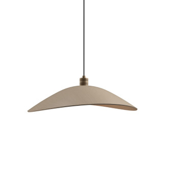 Oyster One Light Pendant in Organic Cappuccino (486|154648)