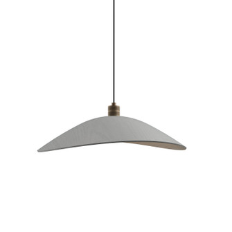Oyster One Light Pendant in Organic White (486|154647)