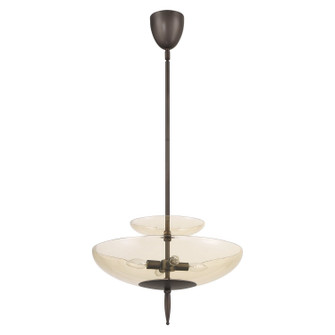 Fiorello Four Light Convertible Pendant in Forged Bronze (577|207783A)