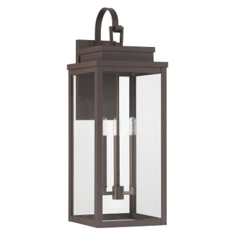 Hillside Three Light Exterior Wall Sconce in Dark Bronze (577|207752A)