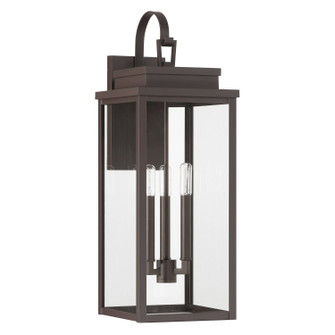 Hillside Three Light Exterior Wall Sconce in Dark Bronze (577|207751A)