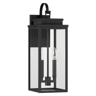 Hillside Two Light Exterior Wall Sconce in Textured Black (577|207742A)