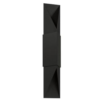 Brera Two Light Exterior Wall Sconce in Matte Black (577|207734A)