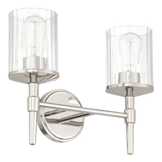 Andrea Two Light Vanity in Polished Nickel (577|207697A)
