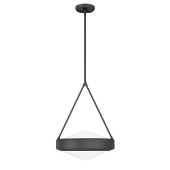 Agate Three Light Pendant in Matte Black, Opal (577|207422A)