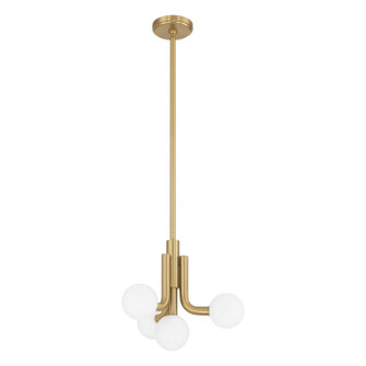 Stockholm Four Light Convertible Pendant in Champagne Gold (577|207356A)