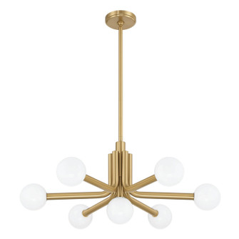 Stockholm Seven Light Chandelier in Champagne Gold (577|207353A)