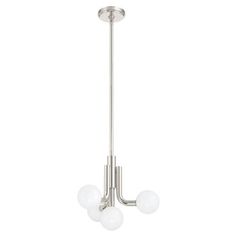 Stockholm Four Light Convertible Pendant in Polished Nickel (577|207352A)