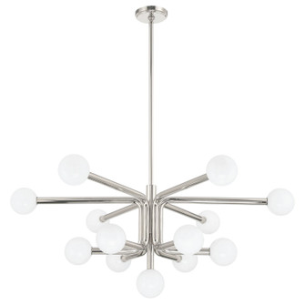 Stockholm 13 Light Chandelier in Polished Nickel (577|207349A)