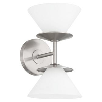 Tremolo Two Light Vanity in Brushed Nickel, Polished Nickel (577|207326A)