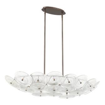 Avril Eight Light Chandelier in Forged Bronze (577|207309A)