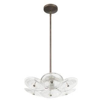 Avril Four Light Chandelier in Forged Bronze (577|207307A)