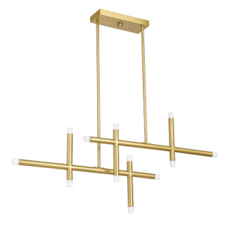 Manhattan LED Chandelier in Brushed Gold (577|207301A)