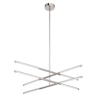 Overture LED Convertible Chandelier in Polished Nickel (577|207285A)