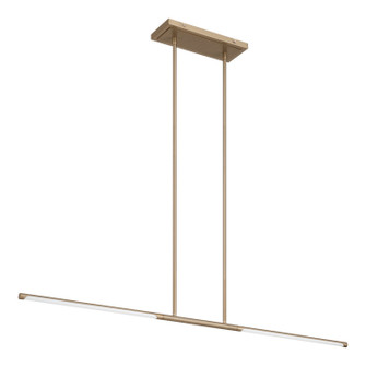 Overture LED Linear Chandelier in Champagne Gold (577|207283A)
